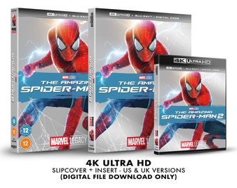 Marvel The Amazing Spider-Man 2 Custom 4K Blu-ray Slipcover + Insert Set [DOWNLOAD]