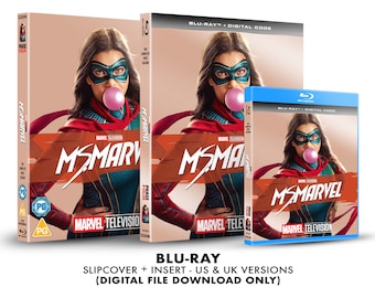 Marvel Studios Ms. Marvel Custom Blu-ray Slipcover + Insert Set [DOWNLOAD]