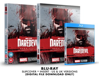 Marvel Studios Daredevil: Born Again - Season 1 Custom Blu-ray Slipcover + Insert Set [DOWNLOAD]