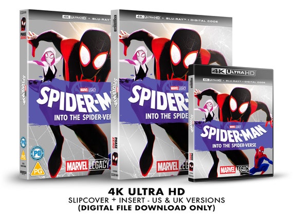 Marvel Spider-man: Into the Spider-verse Custom 4K Blu-ray