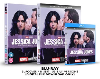 Marvel Jessica Jones - Season 1 Custom Blu-ray Slipcover + Insert Set [DOWNLOAD]