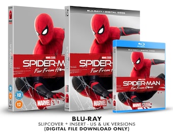 Marvel Studios Spider-Man: Far From Home Custom Blu-ray Slipcover + Insert Set [DOWNLOAD]