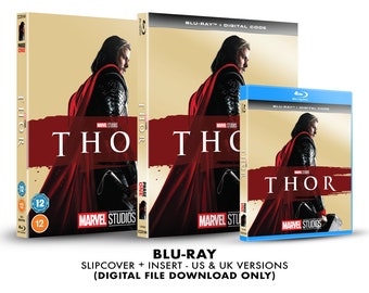 Marvel Studios Thor Custom Blu-ray Slipcover + Insert Set DOWNLOAD]