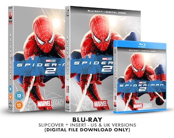 Marvel Spider-Man 2 Custom Blu-ray Slipcover + Insert Set [DOWNLOAD]