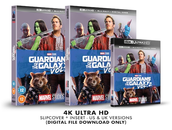 Marvel Studios Guardians of the Galaxy Volume 2 Custom 4K Blu-ray