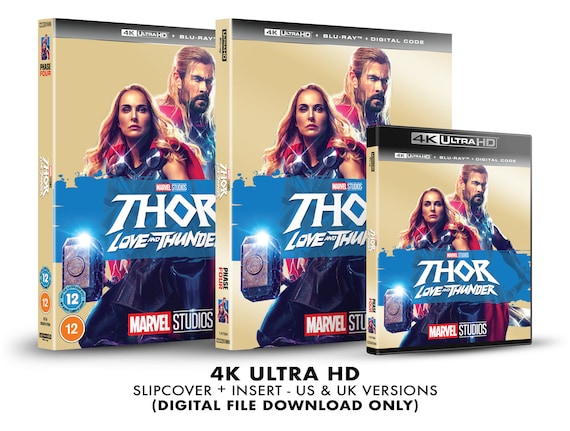 Marvel Studios Thor: Love & Thunder Custom 4K Blu-ray
