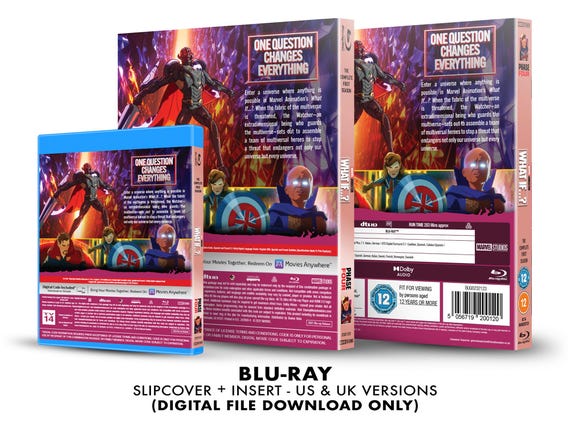 Marvel Studios What If - Season 1 Custom Blu-ray Slipcover +