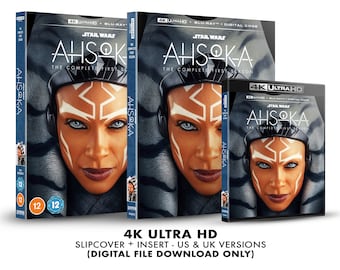 Star Wars: Ahsoka - Season 1 Custom 4K Blu-ray Slipcover + Insert Set [DOWNLOAD]