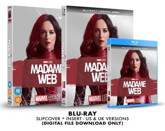 Marvel Madame Web Custom Blu-ray Slipcover + Insert Set [DOWNLOAD]