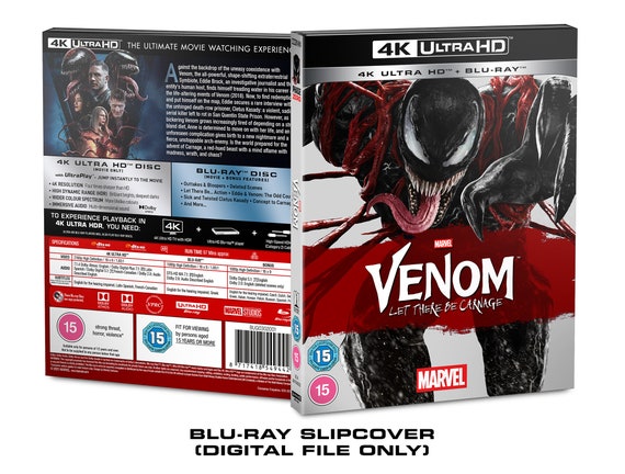 Marvel Venom: Let There Be Carnage Custom 4K Blu-ray Slipcover - Etsy