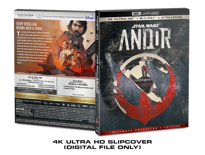 Star Wars: Andor Custom 4K Blu-ray Slipcover DOWNLOAD - Etsy