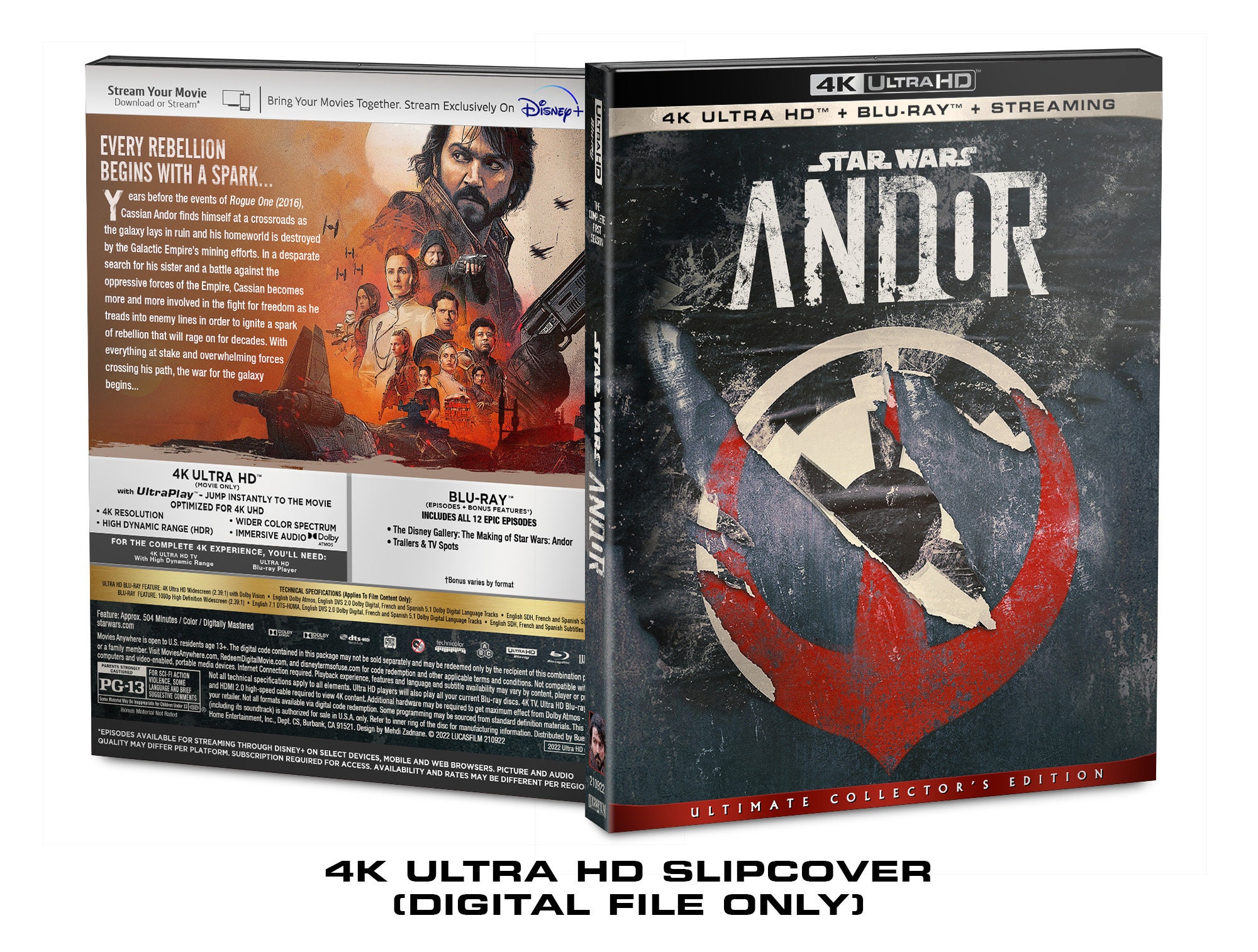 Star Wars: Andor Custom 4K Blu-ray Slipcover DOWNLOAD -  UK