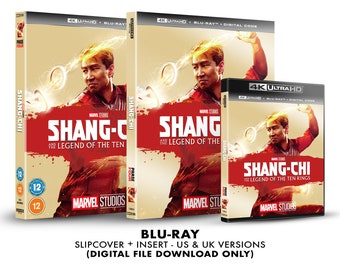 Marvel Studios Shang-Chi and the Legend of the Ten Rings Custom 4K Blu-ray Slipcover + Insert Set [DOWNLOAD]
