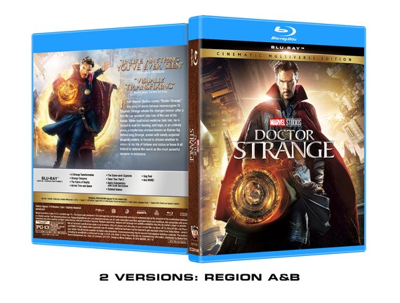 Marvel Studios Doctor Strange Custom Blu Ray Cover Download Etsy Ireland