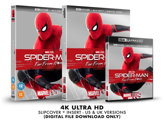 Marvel Studios Spider-man: Far From Home Custom 4K Blu-ray