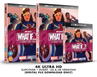 Marvel Studios What If - Season 1 Custom 4K Blu-ray Slipcover + Insert Set [DOWNLOAD]