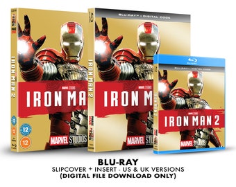 Marvel Studios Iron Man 2 Custom Blu-ray Slipcover + Insert Set [DOWNLOAD]