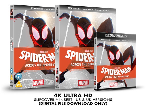 Marvel Spider-man: Across the Spider-verse Custom 4K Blu-ray