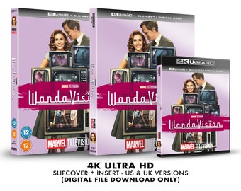 Marvel Studios WandaVision 4K Blu-ray Slipcover + Insert Set [DOWNLOAD]