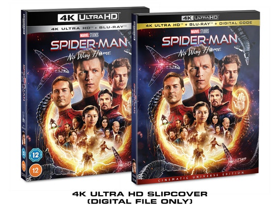 Marvel Studios Spider-man: No Way Home Custom 4K Blu-ray - Etsy UK - Spider-man: No Way Home Blu-ray Release Date Uk