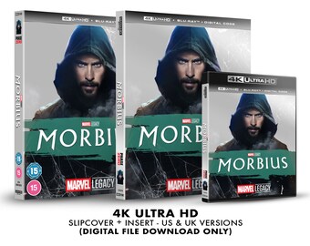 Marvel Morbius Custom 4K Blu-ray Slipcover + Insert Set [DOWNLOAD]