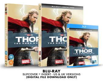 Marvel Studios Thor: The Dark World Custom Blu-ray Slipcover + Insert Set DOWNLOAD]