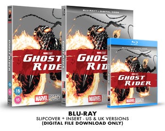 Marvel Ghost Rider Custom Blu-ray Slipcover + Insert Set DOWNLOAD]