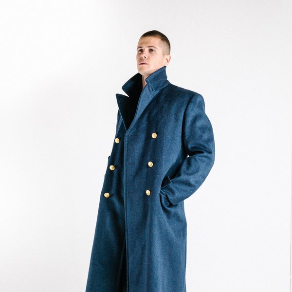 Italian Navy - Blue Wool Great Coat