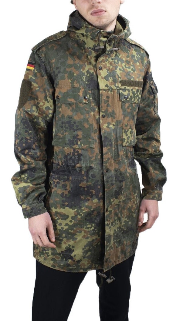 German Army Flecktarn Camouflage Parka - Etsy