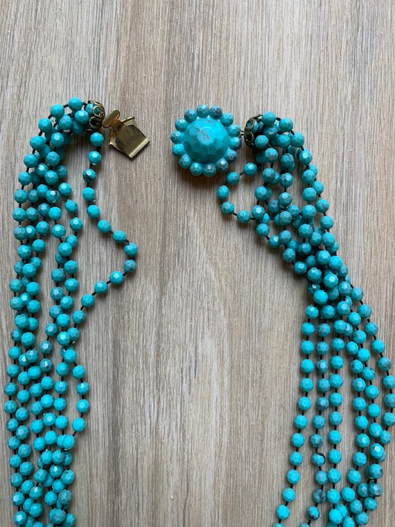 Turquoise pearl necklace discount