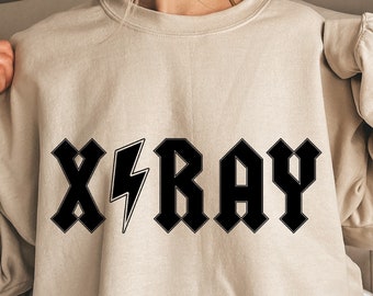 X- Ray Lightning Bolt SVG, Radiologic Technologist Svg, X- Ray Tech Svg, Radiologic Technologist T-Shirt Svg, Radiological Technician Svg
