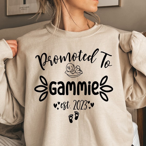 Promoted to Gammie Svg - Etsy