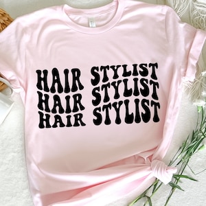 Hair Stylist SVG, Hairstylist Png, Hairdresser Svg, Hair Style Svg, Beautician Svg, Hairstylist T-Shirt Svg, Funny Work, Wavy Stacked Svg