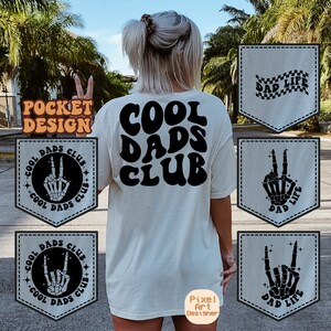 Cool Dads Club SVG, Daddy Svg, Funny Dad Svg, Dad To Be Svg, One Loved Dad Svg, Dad Life Svg, New Dad Svg, Dad T-Shirt Svg, Wavy Stacked Svg
