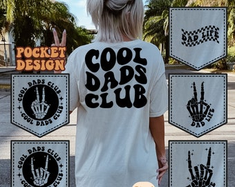 Cool Dads Club SVG, Daddy Svg, Funny Dad Svg, Dad To Be Svg, One Loved Dad Svg, Dad Life Svg, New Dad Svg, Dad T-Shirt Svg, Wavy Stacked Svg