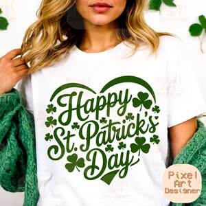 Happy St Patricks Day PNG Svg, Retro St. Patrick’s Day, Irish Pride, St Patrick&#39;s T-Shirt, Playful St. Patrick’s Day Saying, St. Paddy’s Day