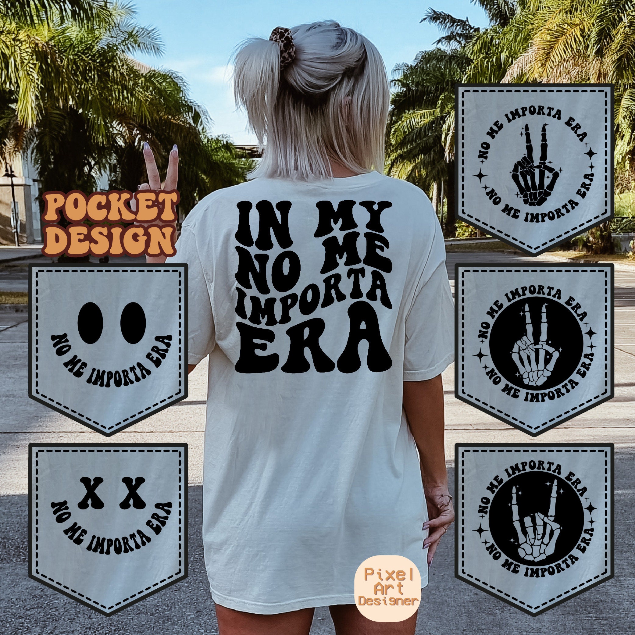 In My No Me Importa Era Svg Png, Sarcasm Svg, Sarcastic Svg, Funny Svg, Women T-Shirt Svg, Motivational Svg, Spanish Svg, Wavy Stacked Svg
