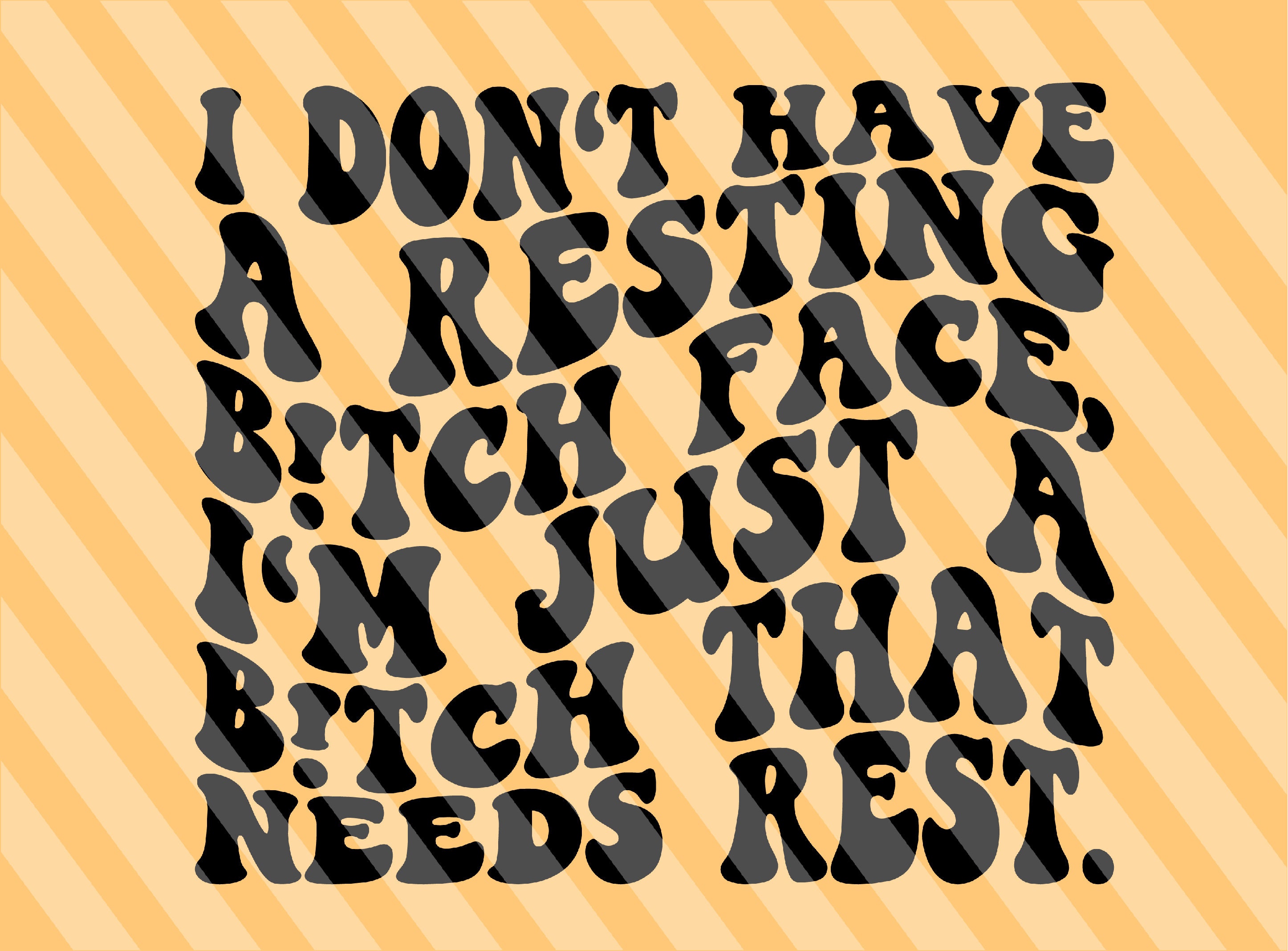 Bitch Face Quote - Etsy Canada Bitch Face Quote - Etsy Canada