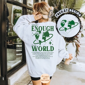 Enough For The World Svg Png, Love Women Svg, Women T-Shirt SVG, Funny Quote, Love Svg, Motivational Svg, Inspirational Svg, Positive Svg