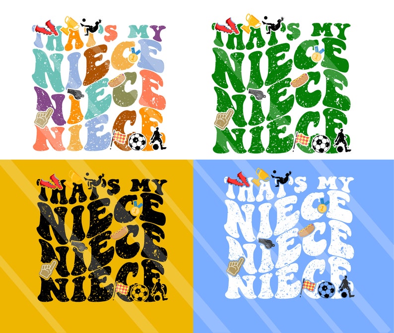 That's My Niece Svg Favorite Soccer Player Svg Soccer Etsy