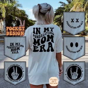 En la era de mi mamá levantadora de pesas Svg Png, En la era de mi mamá Svg, Regalo para mamá Svg, Vida de mamá Svg, Camiseta de mamá Svg, Día de la madre SVG, Wavy Stacked Svg