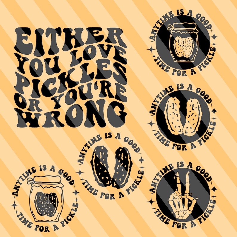 Either You Love pickles Or You're Wrong Svg, Pickle Lover Svg, Pickle Lover Png, Funny Pickle T-Shirt Svg, Funny Pickle Svg, Mom Life Svg, Wavy Stacked Svg