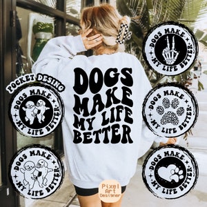 Funny Dog Quote Png Svg, Dog Quote Svg, Funny Dog, Dog Mom Svg, Mom Life Svg, Dog Lover Svg, Animal Lover T-Shirt Svg, Wavy Stacked Svg