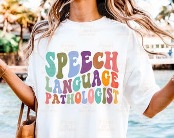 Speech Language Pathologist Svg, Speech Pathologist Svg, Speech Therapist Shirt Svg, Speech Therapy, Speech Teacher Svg, Wavy Stacked Svg