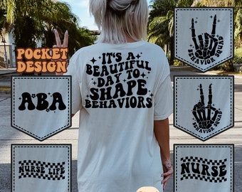 It's A Beautiful Day To Shape Behaviors Svg, ABA Gift Svg, Behavior Squad, Behavior Therapist Svg, Behavior Svg, Positive Behavior Support