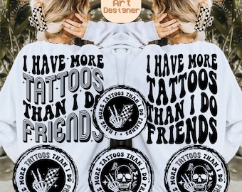 Ich habe mehr Tattoos als ich Freunde habe