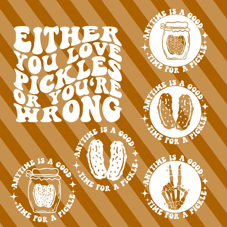 Either You Love pickles Or You're Wrong Svg, Pickle Lover Svg, Pickle Lover Png, Funny Pickle T-Shirt Svg, Funny Pickle Svg, Mom Life Svg, Wavy Stacked Svg