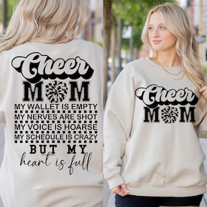 Cheer Mom My Wallet is Empty Svg, Cheer Mom Svg, Cheer Svg, Cheerleader Svg, Cheer T-Shirt Svg, Cheer Vibes Svg, Cheer Team Svg, Cheer Life