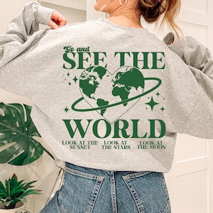 Go And See The World Svg, Motivational Svg, Positive Svg, Love Women Svg, Women T-Shirt SVG, Inspirational Svg, Positive Quotes, World Svg