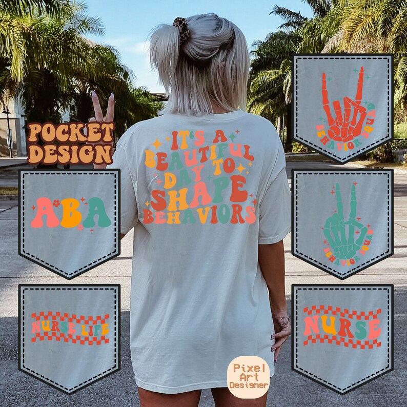 It's A Beautiful Day To Shape Behaviors Svg, ABA Gift Svg, Behavior Squad Shirt Svg, Behavior Therapist Svg, Behavior Svg, Wavy Stacked Svg